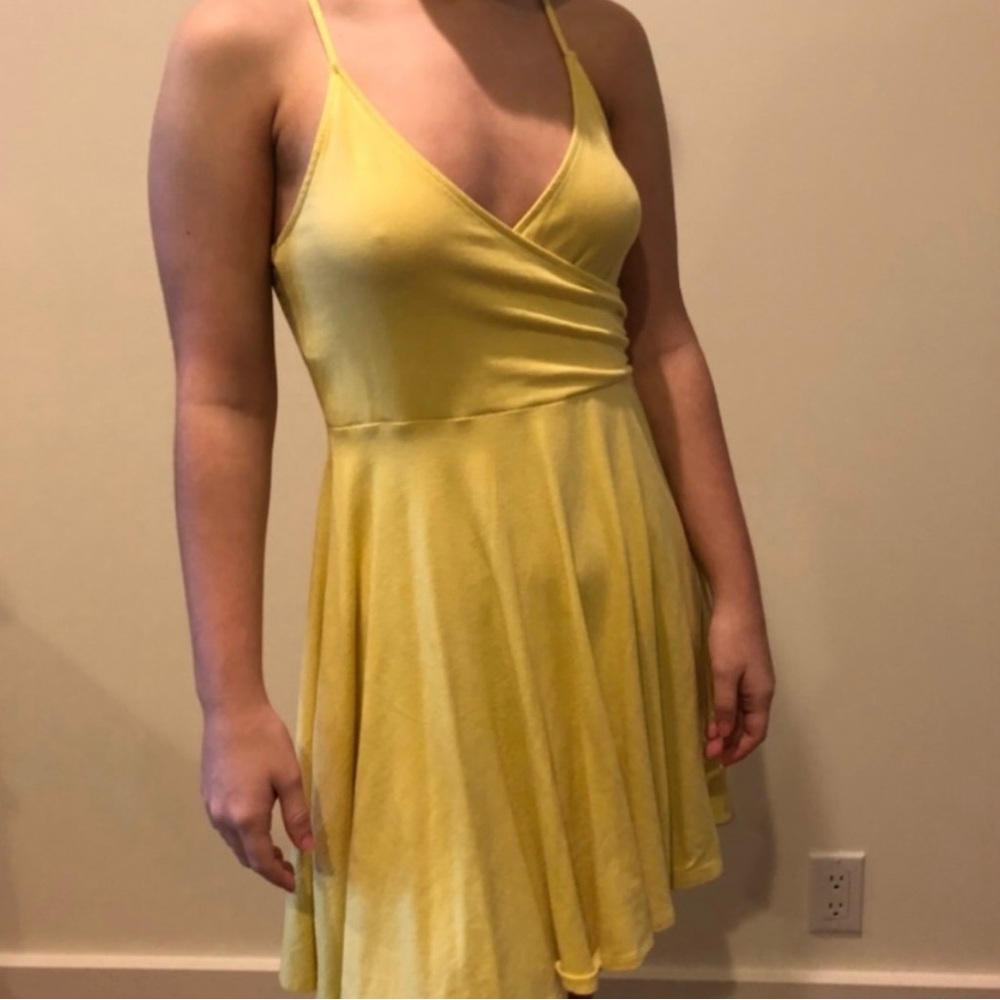 Yellow Cotton Sun Dress